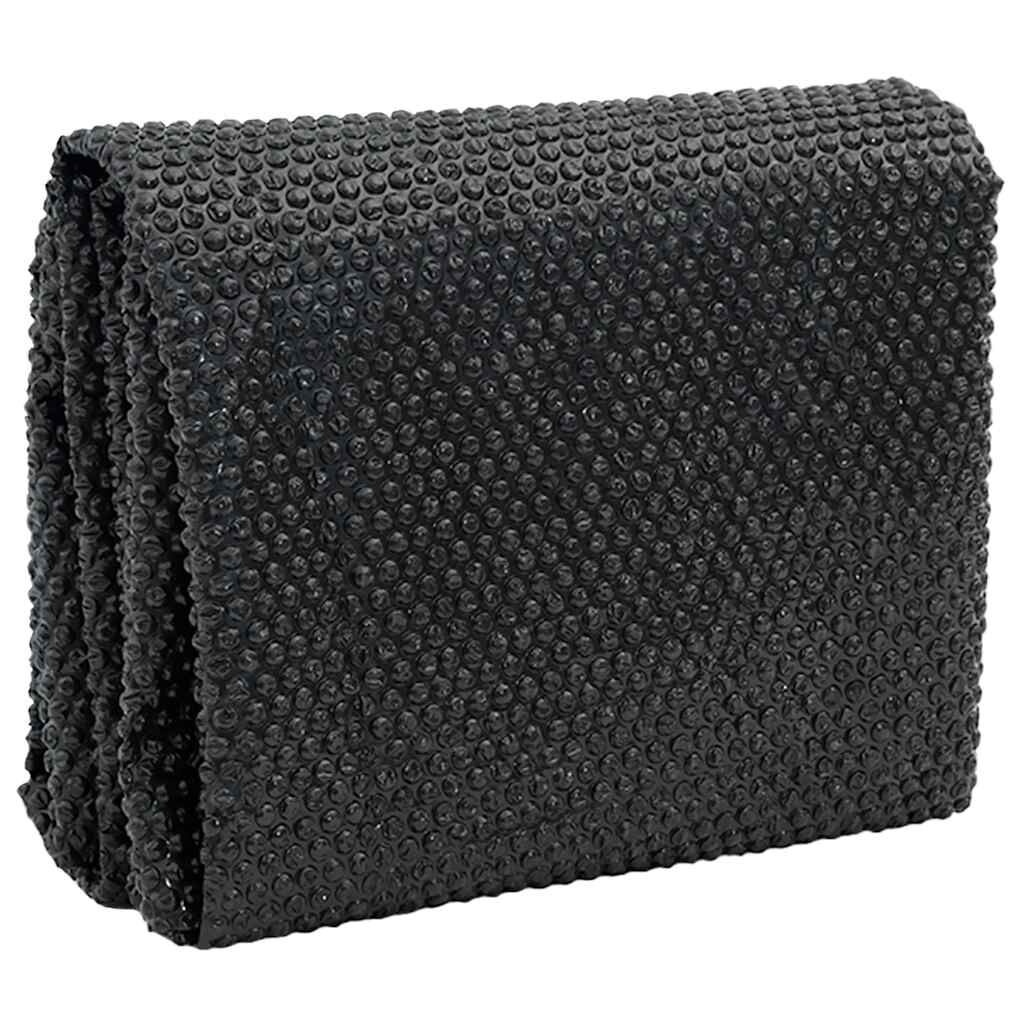 vidaXL Zwembadfolie solar drijvend 975x488 cm PE zwart en blauw