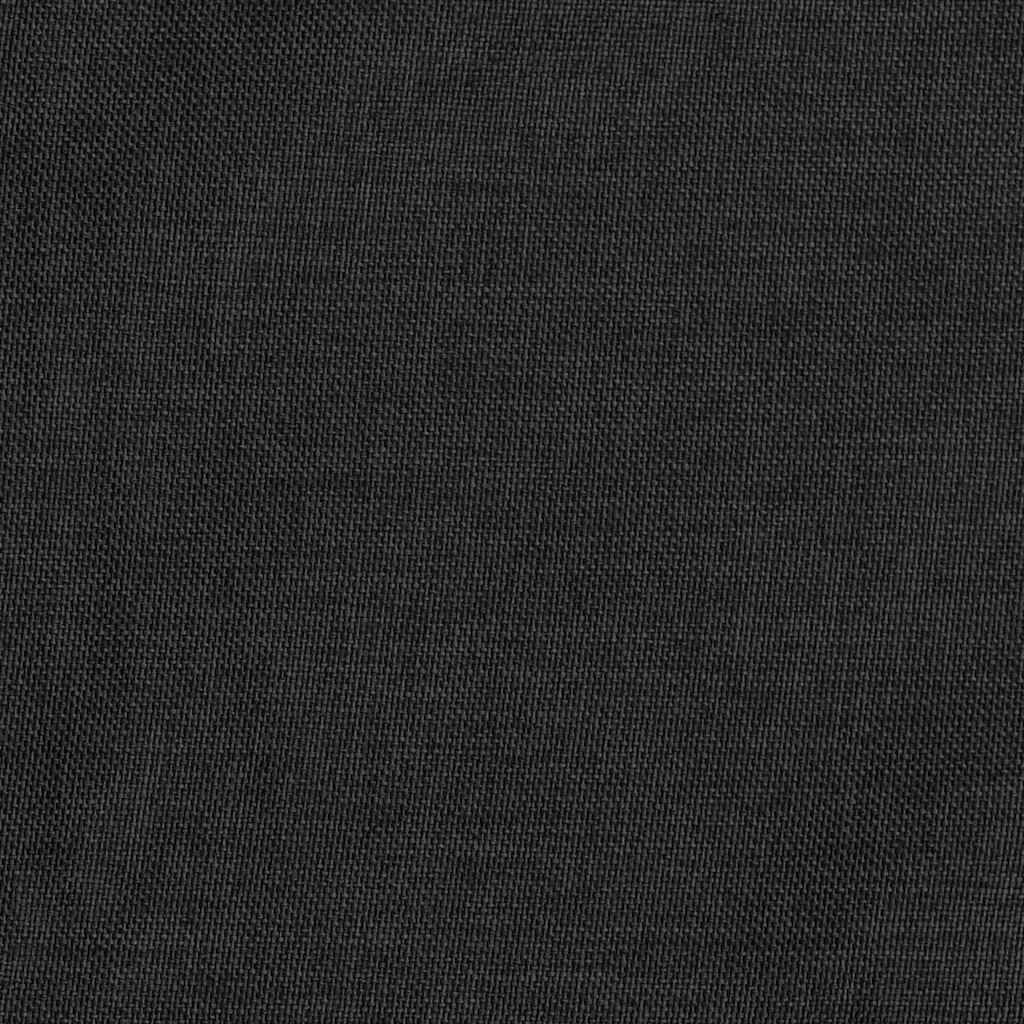 vidaXL Gordijn linnen-look verduisterend met ogen 290x245 cm antraciet