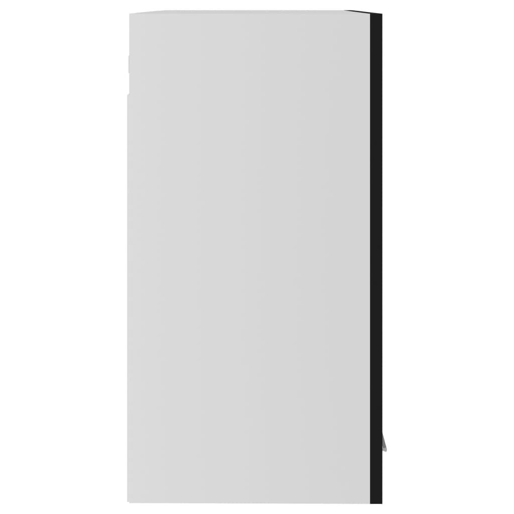 vidaXL Hangkast Lyon 60x31x60 cm bewerkt hout zwart