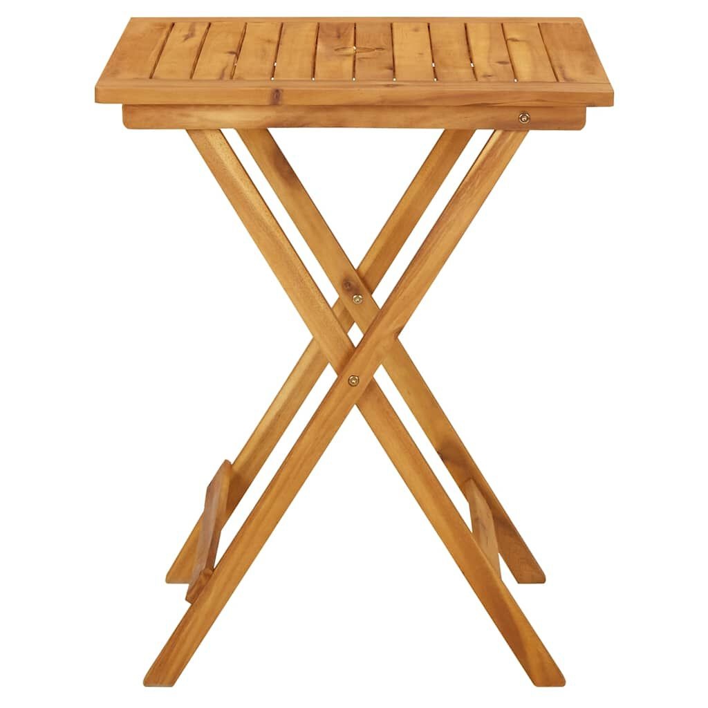vidaXL Tuintafel inklapbaar 60x60x75 cm massief acaciahout