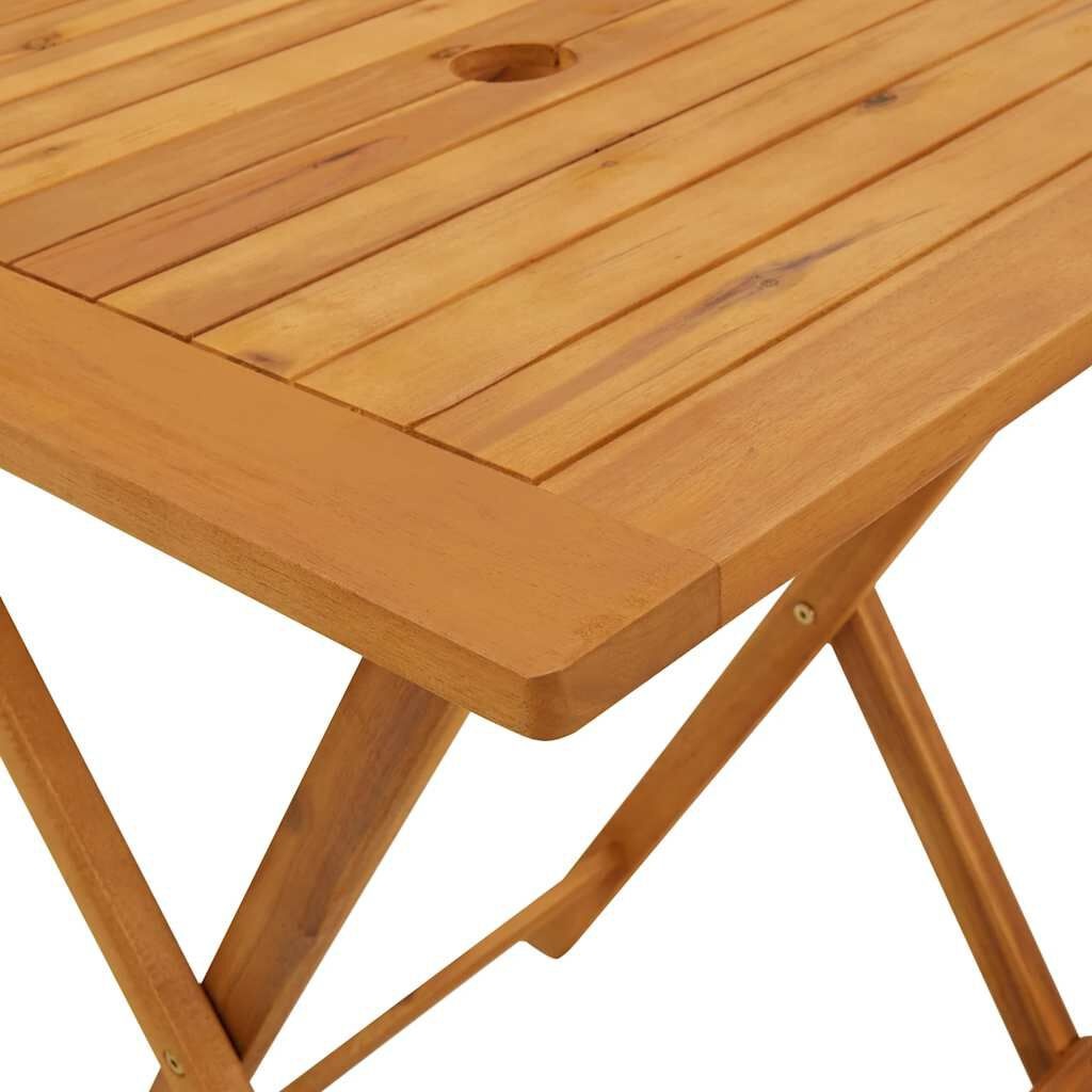 vidaXL Tuintafel inklapbaar 60x60x75 cm massief acaciahout