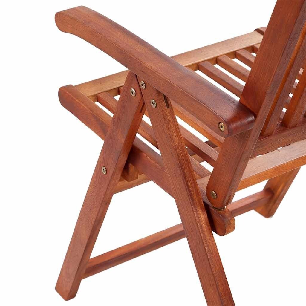 vidaXL Tuinstoelen inklapbaar 2 st massief acaciahout bruin