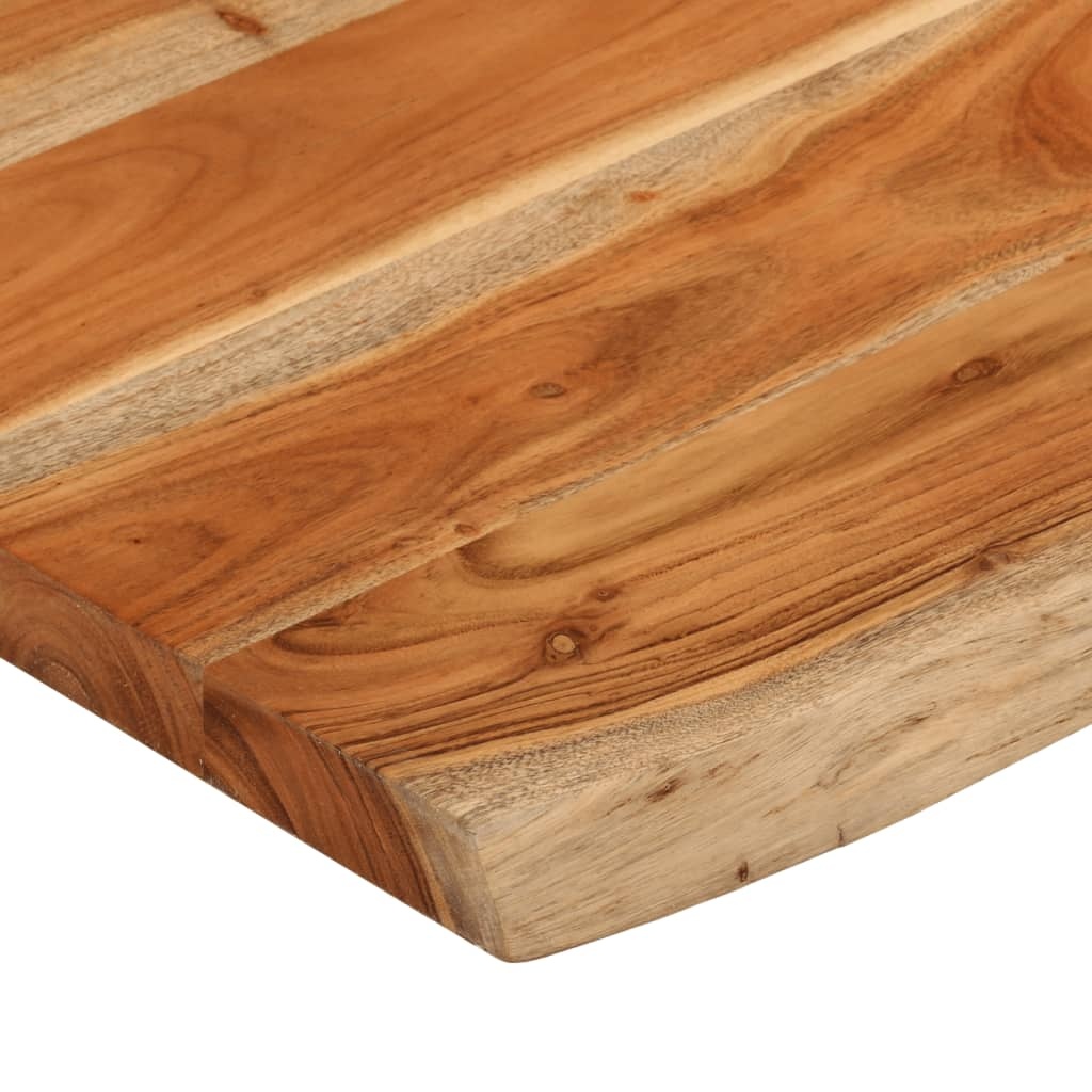 vidaXL Tafelblad rechthoekig natuurlijke rand 90x60x2,5 cm acaciahout