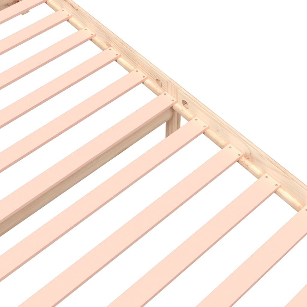 vidaXL Bedframe zonder matras massief hout 120x200 cm