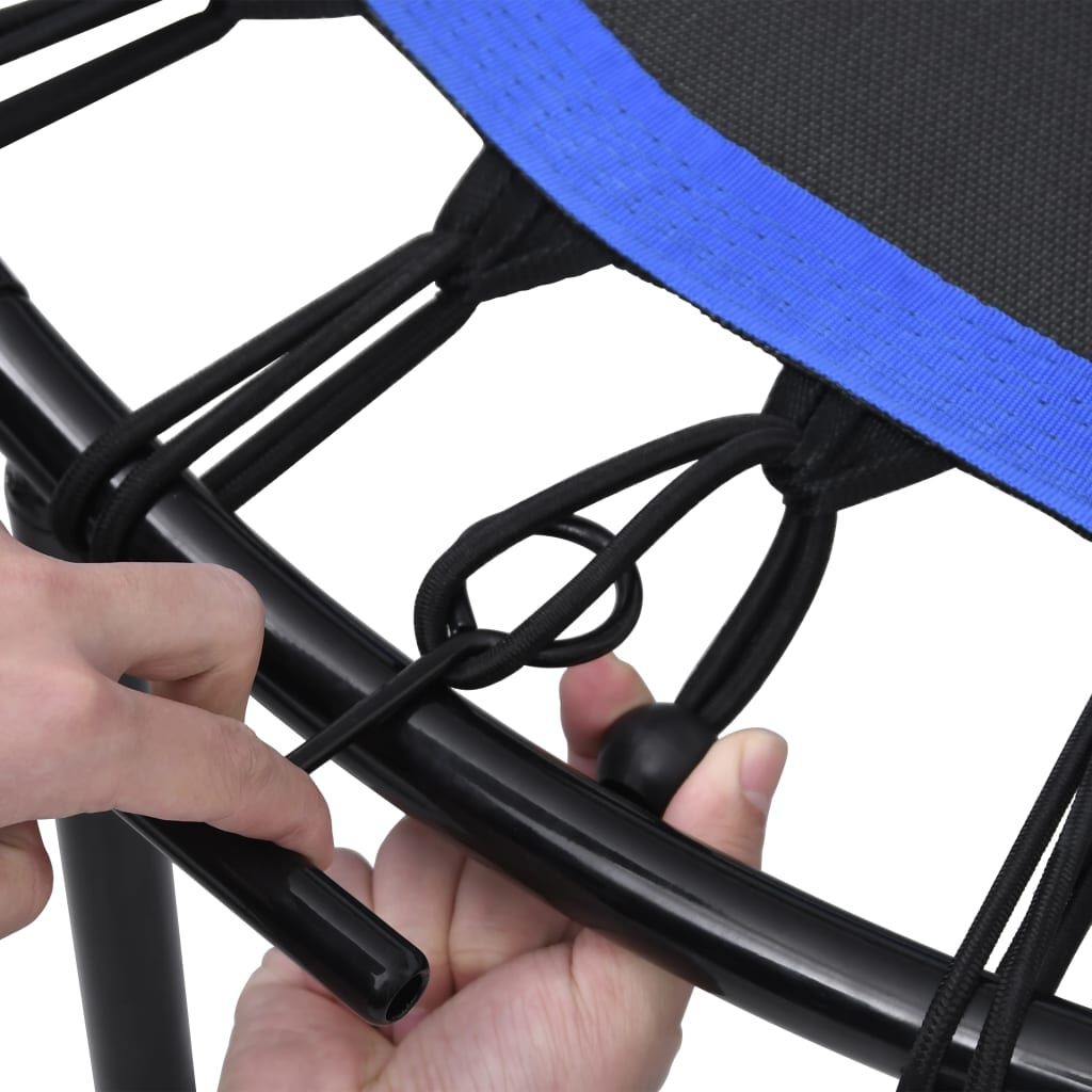 vidaXL Fitnesstrampoline met handgreep en veiligheidsmat 102 cm