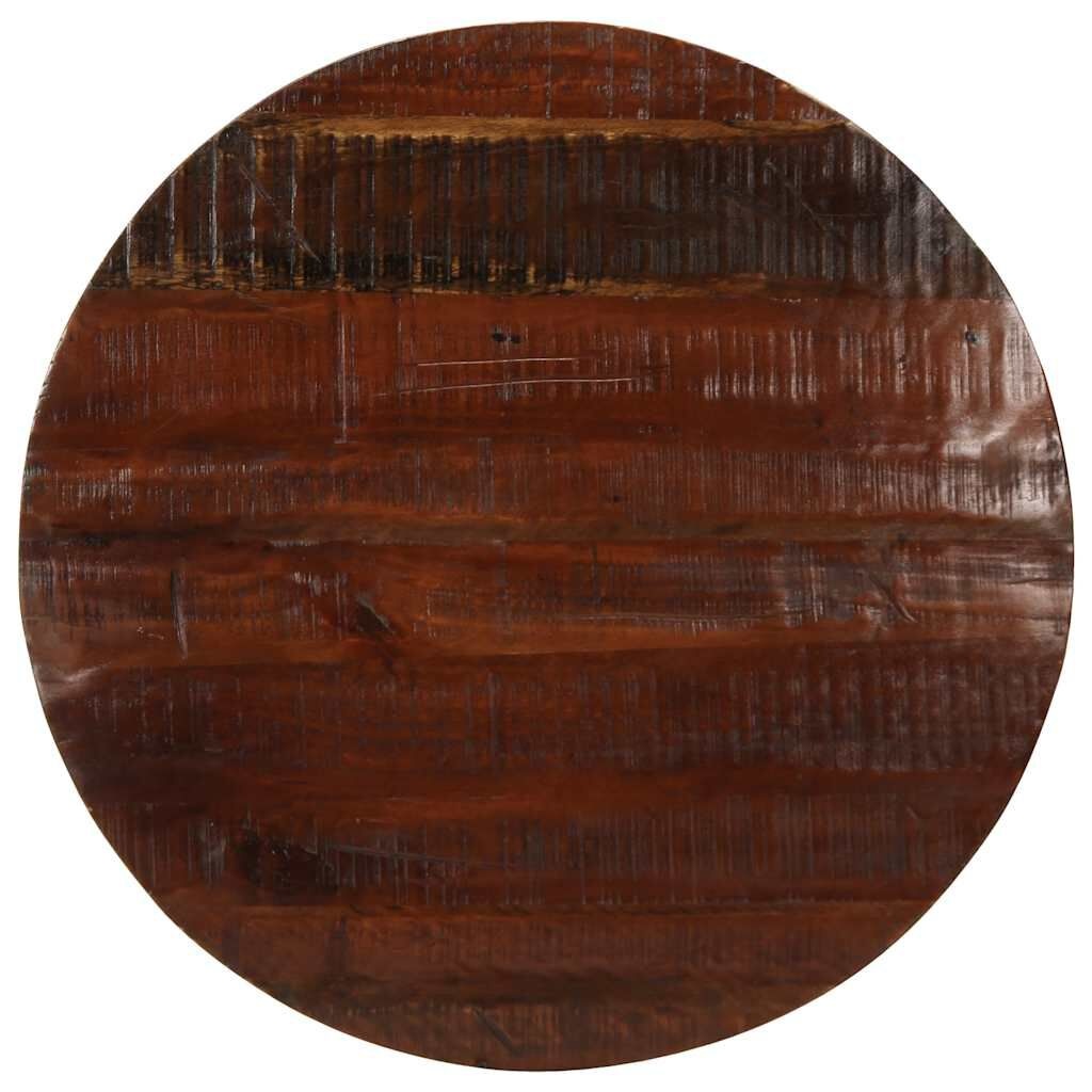 vidaXL Tafelblad rond Ø 70x3,8 cm massief gerecycled hout
