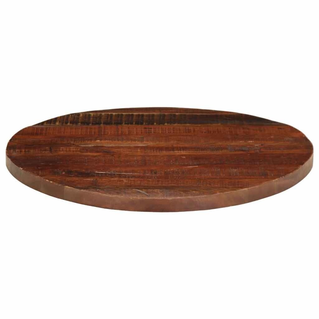 vidaXL Tafelblad rond Ø 70x3,8 cm massief gerecycled hout