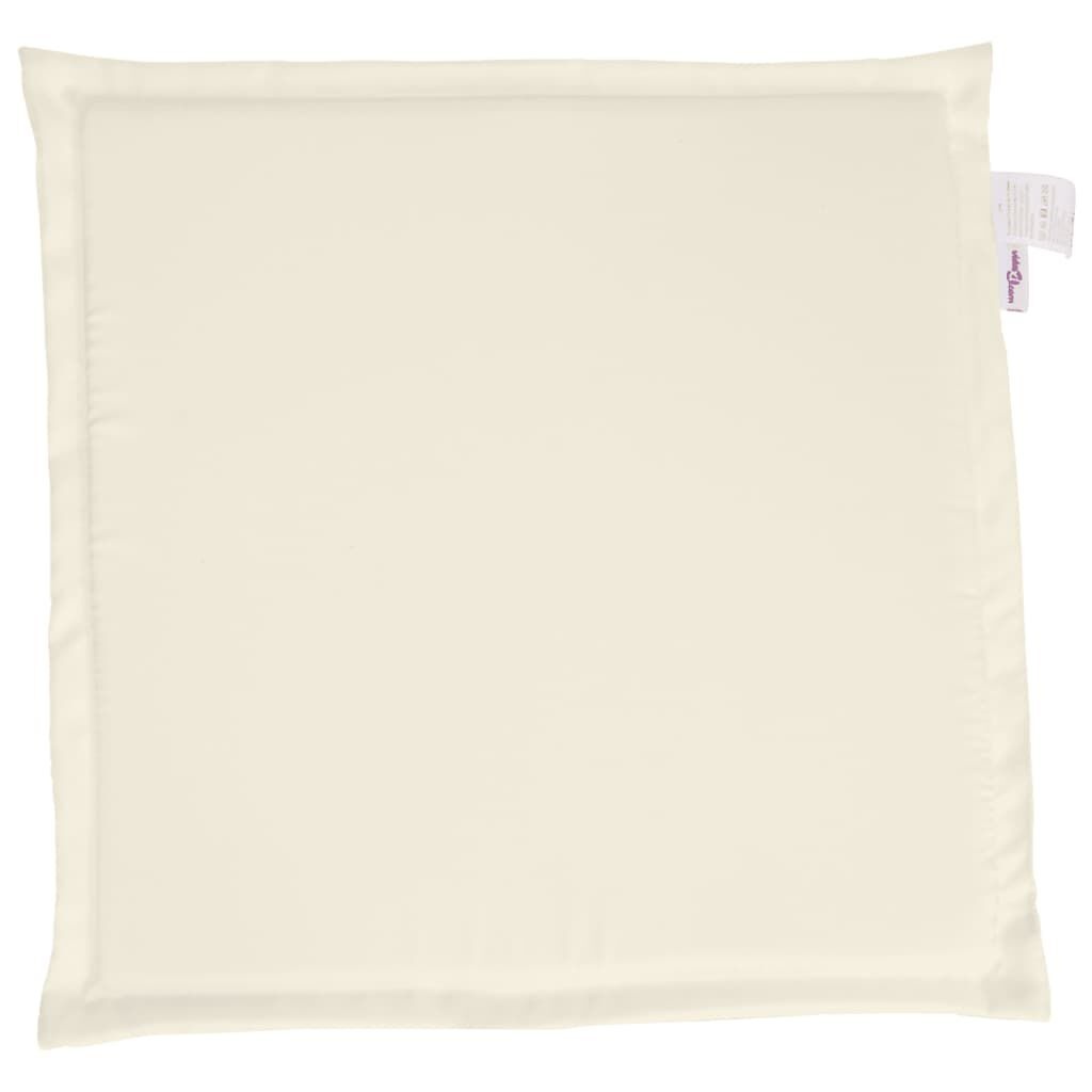 vidaXL Tuinzitkussens 4 st vierkant 45x45x2 cm crèmekleurig