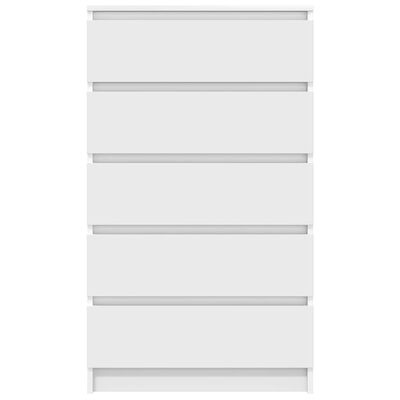 vidaXL Ladekast 60x36x103 cm bewerkt hout wit