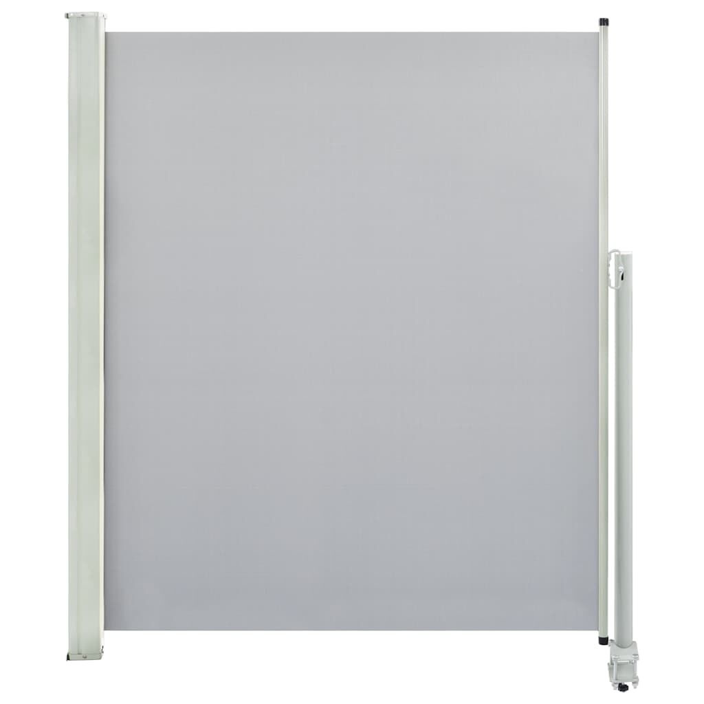 vidaXL Tuinscherm uittrekbaar 160x300 cm grijs