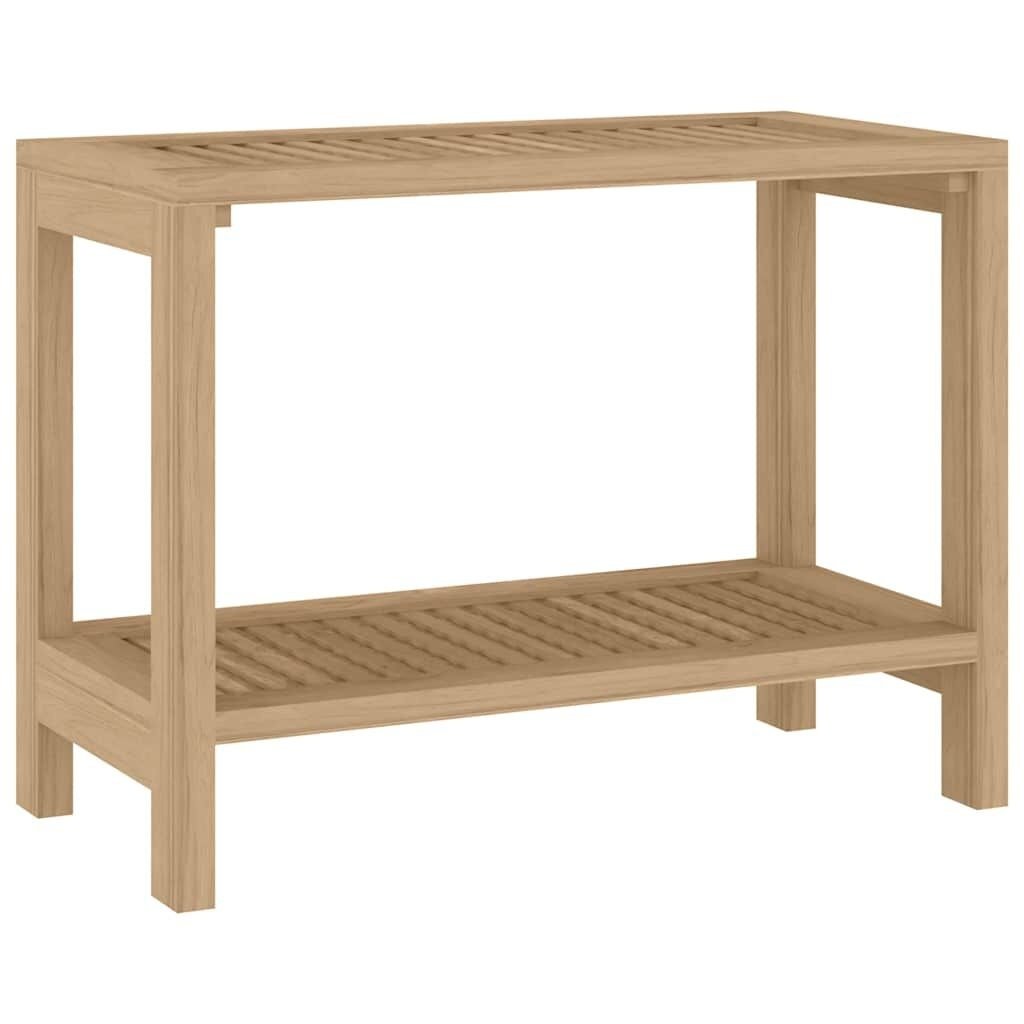 vidaXL Badkamertafel 60x30x45 cm massief teakhout
