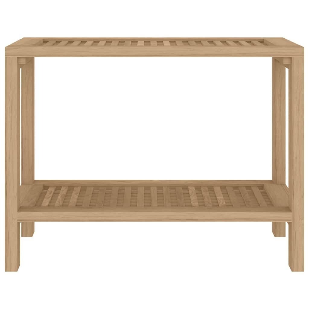 vidaXL Badkamertafel 60x30x45 cm massief teakhout