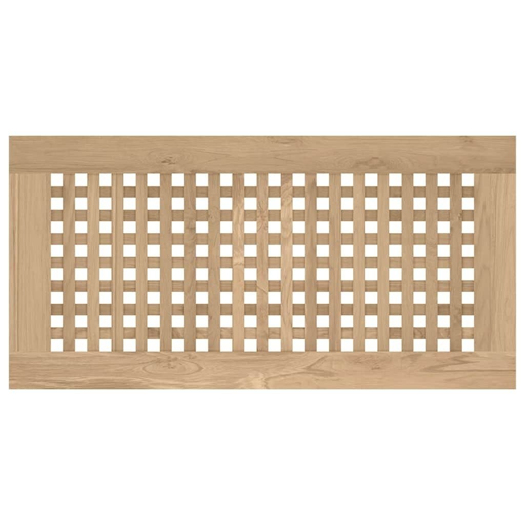 vidaXL Badkamertafel 60x30x45 cm massief teakhout