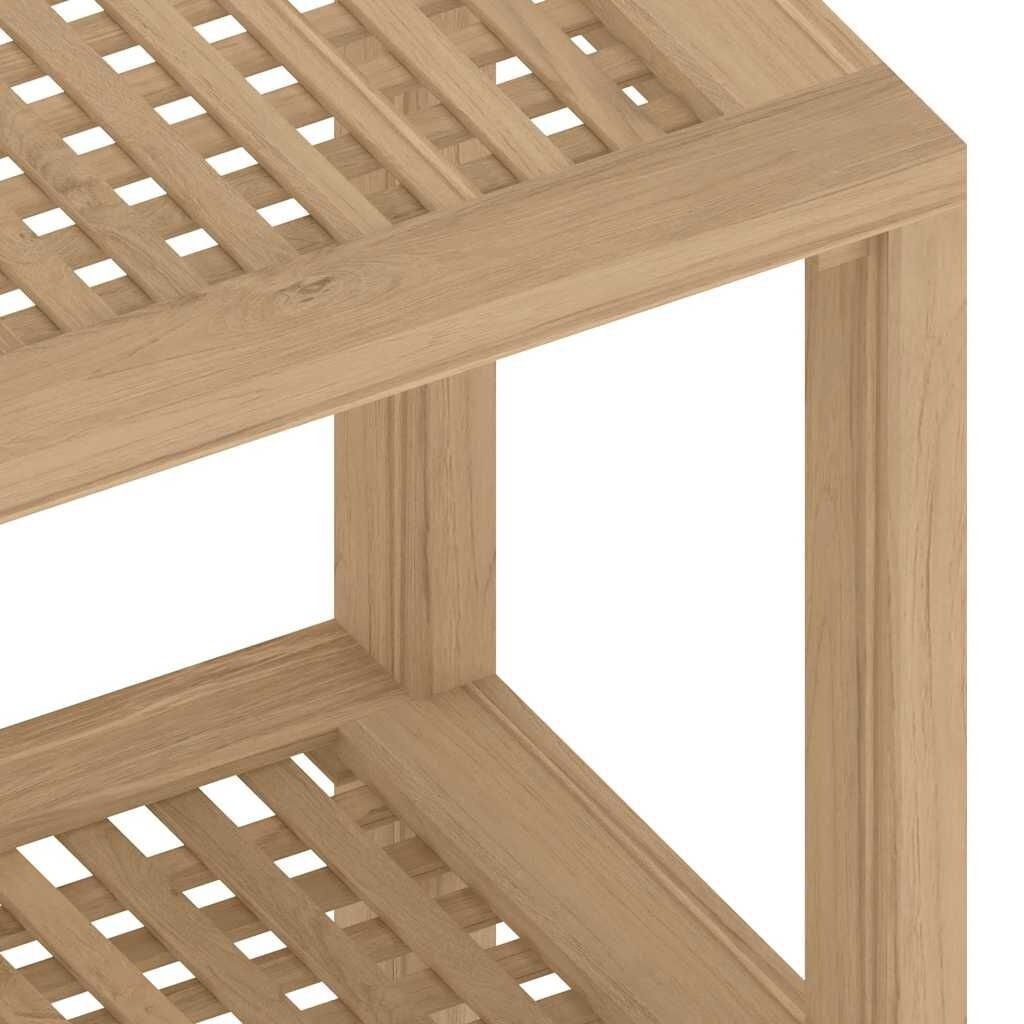 vidaXL Badkamertafel 60x30x45 cm massief teakhout
