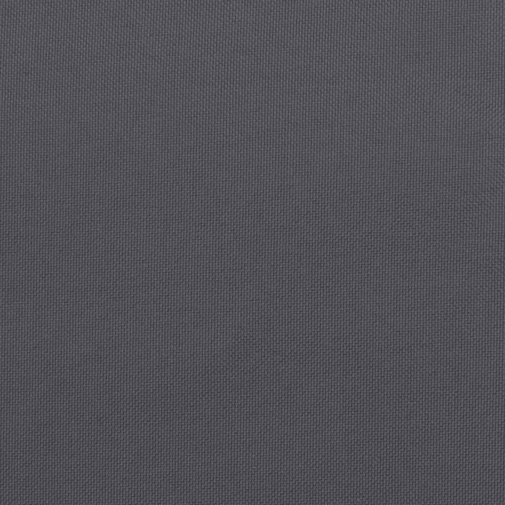 vidaXL Bankkussens 4 st 40x40 cm stof antracietkleurig