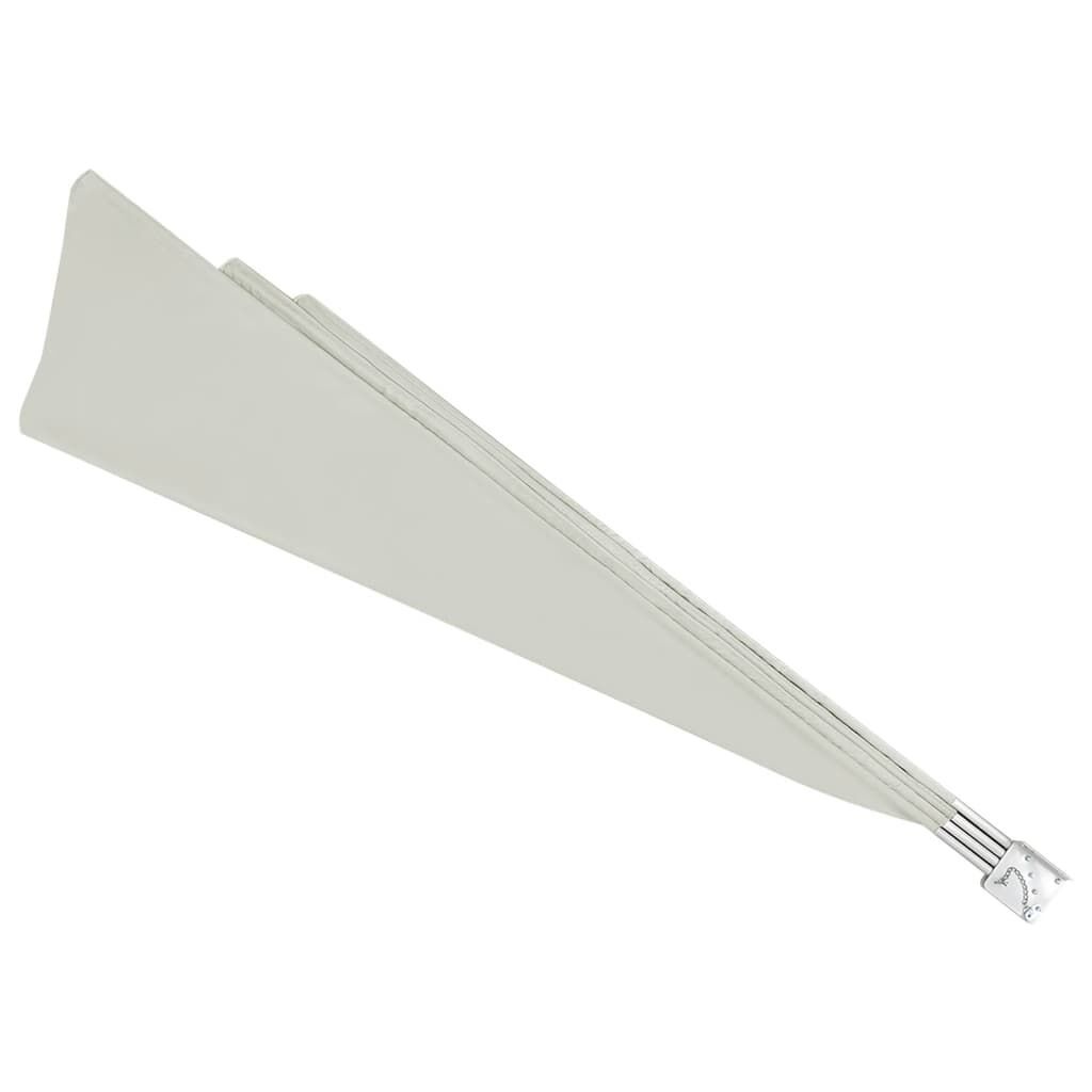 vidaXL Balkonscherm inklapbaar 140x140 cm crème