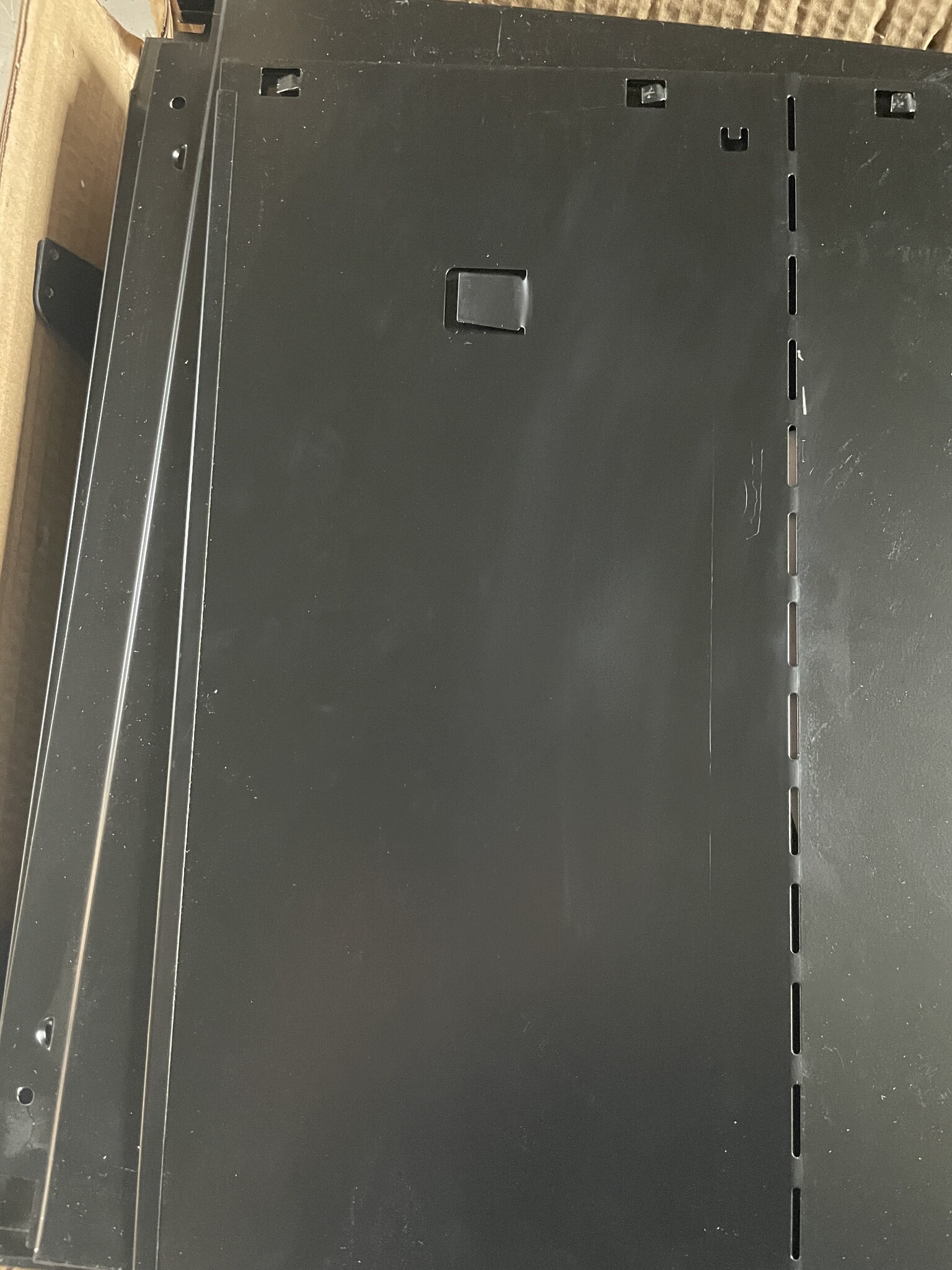 vidaXL Ladeblok verrijdbaar 28x41x69 cm metaal zwart