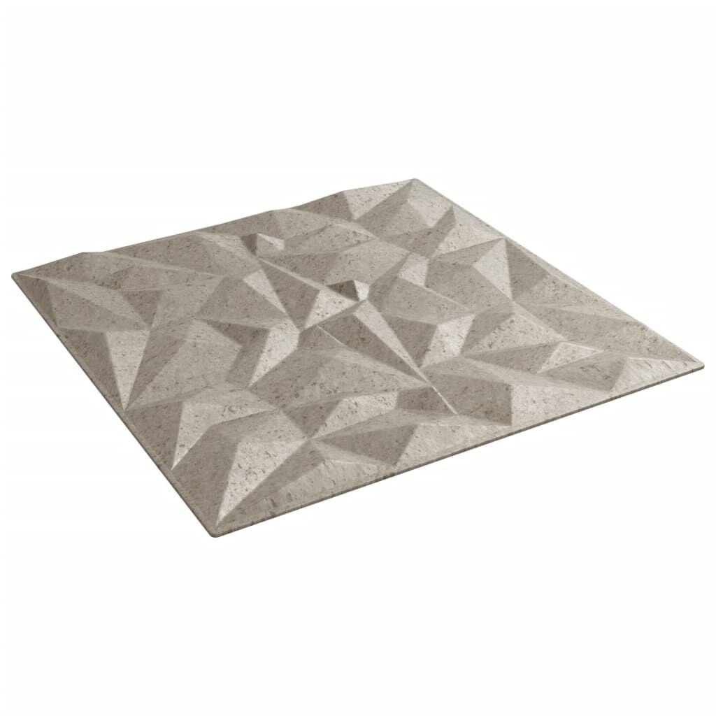 vidaXL 24 st Wandpanelen amethist 6 m² 50x50 cm XPS beton