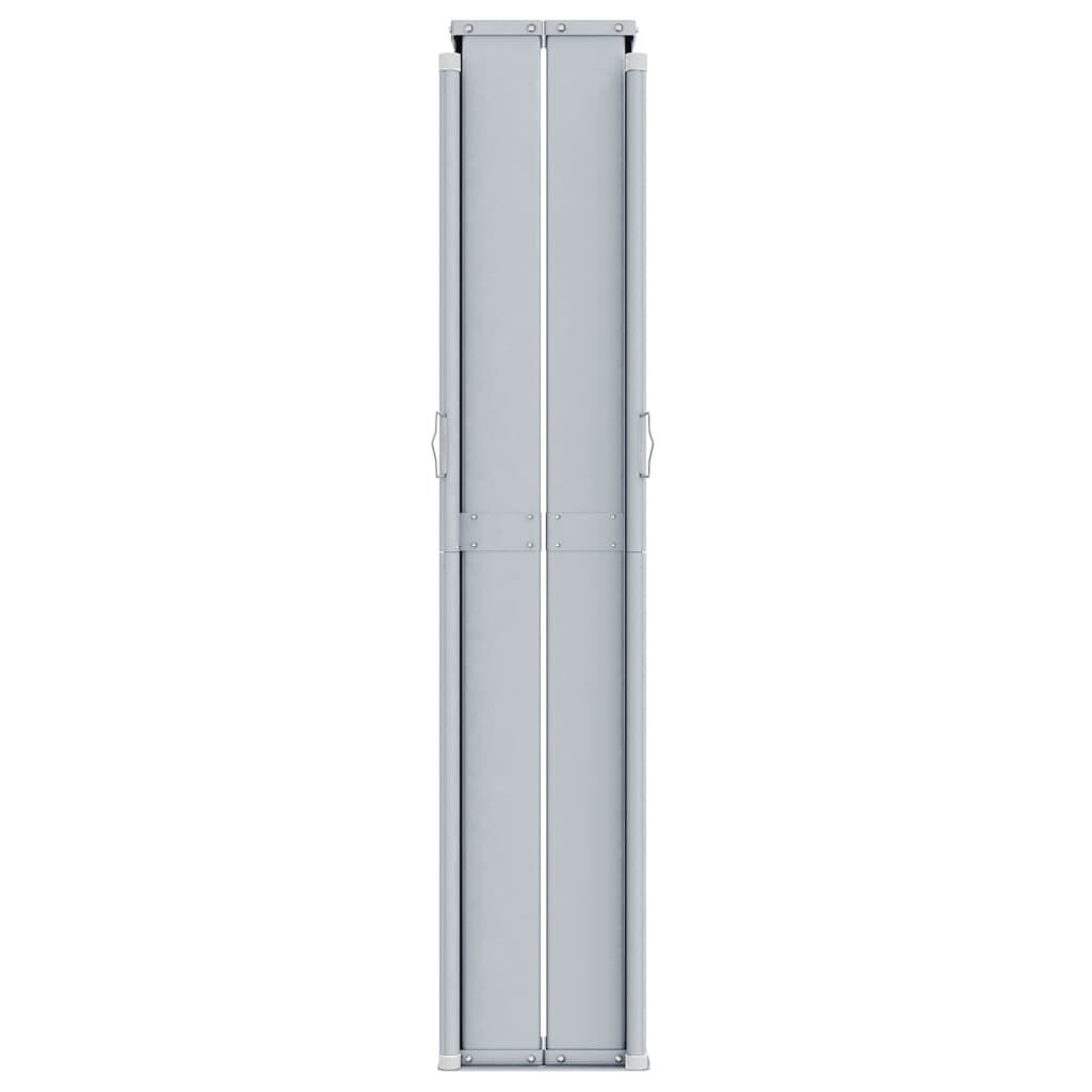 vidaXL Windscherm uittrekbaar 200x1000 cm crèmekleurig