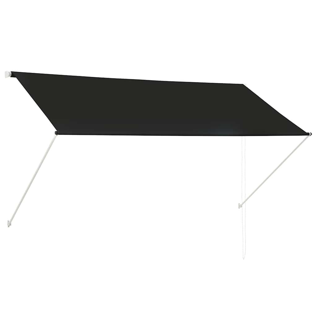 vidaXL Luifel uittrekbaar 250x150 cm antraciet