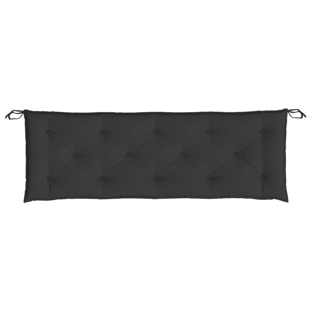 vidaXL Tuinbankkussens 2 st 150x50x7 cm oxford stof zwart