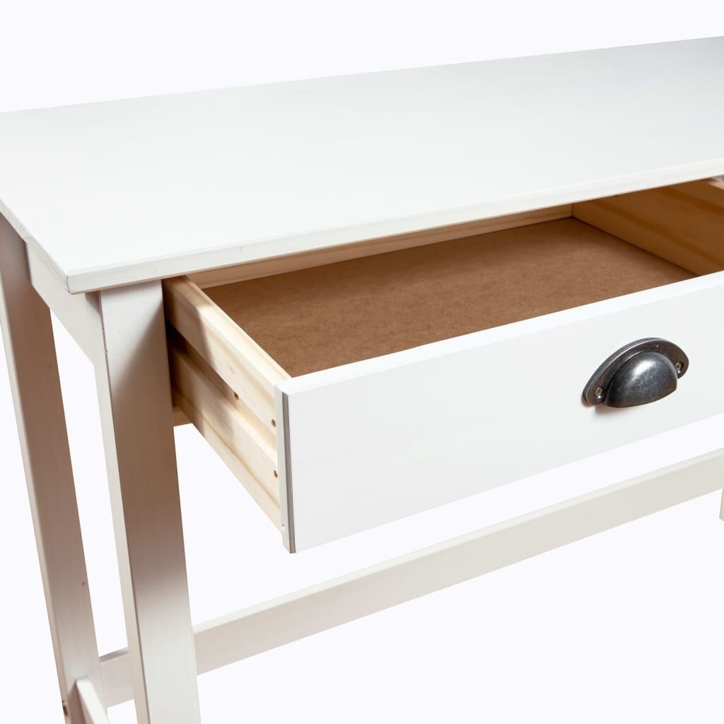 vidaXL Wandtafel Hill 2 lades 110x45x74 cm massief grenenhout