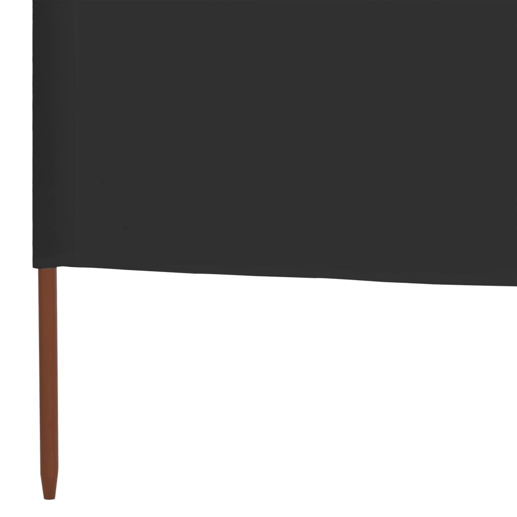vidaXL Windscherm 3-panelen 400x120 cm stof antraciet