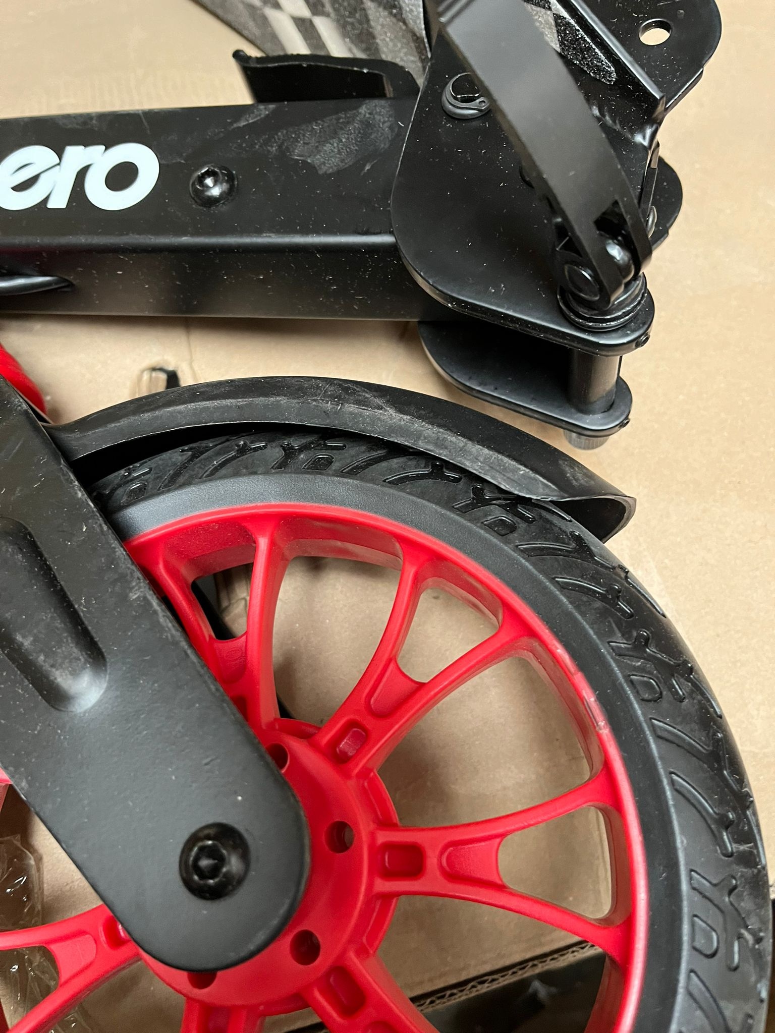Step opvouwbaar met grote wielen – City step – Zwart