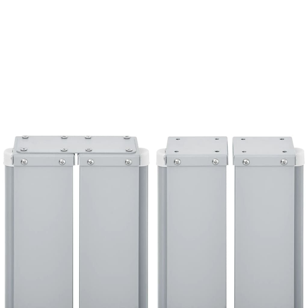 vidaXL Windscherm uittrekbaar 120x1000 cm antraciet