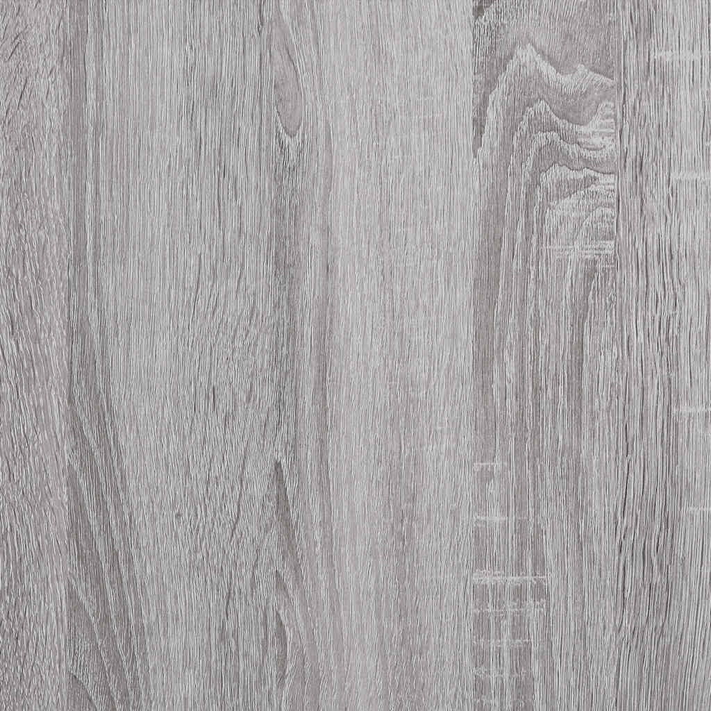 vidaXL Eettafel 120x60x76 cm bewerkt hout grijs sonoma eikenkleurig