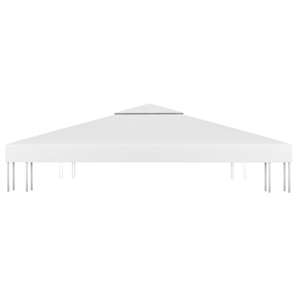 vidaXL Prieeldak 2-laags 310 g/m² 3x3 m wit