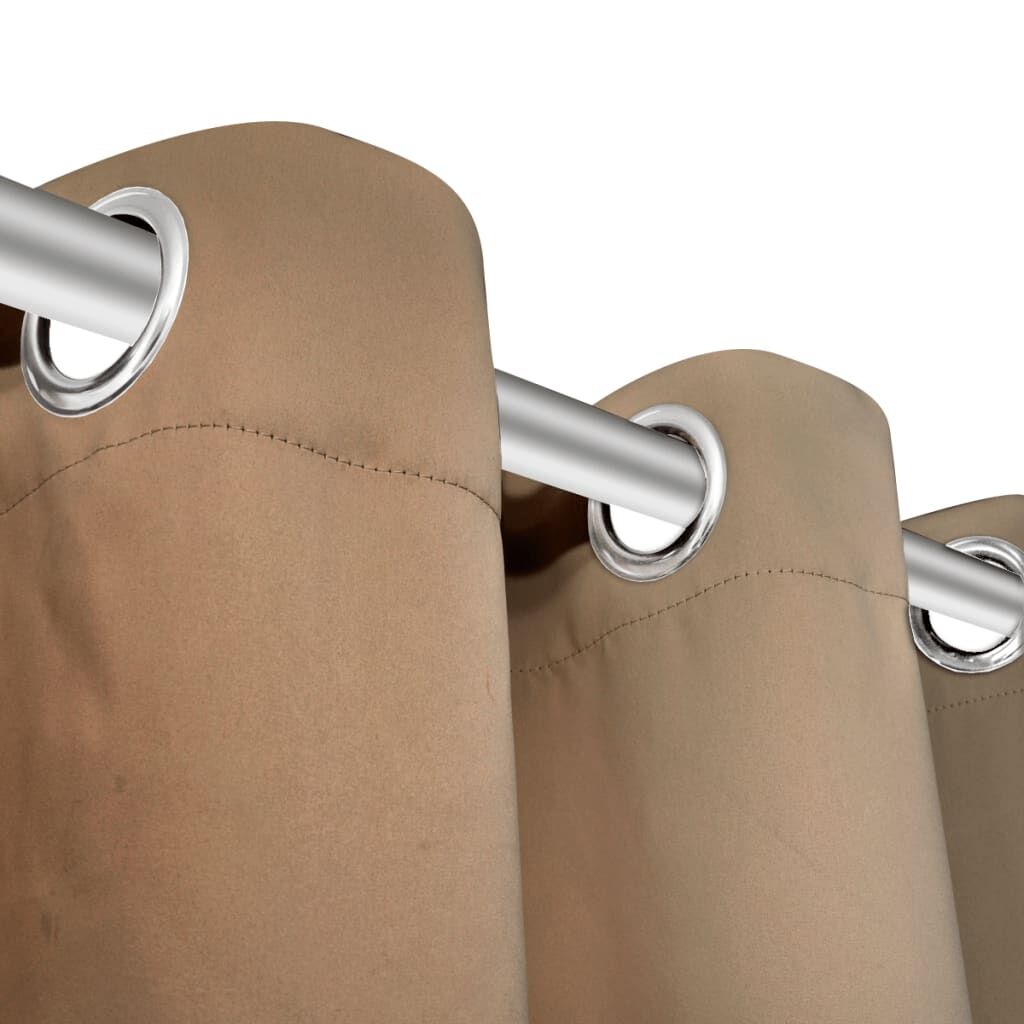 Crème Gordijnen 135x245cm (2st) - 35% Korting!