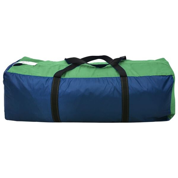 6-Persoons Tent Blauw/Groen - Zo Goed Als Nieuw - 40% Korting!
