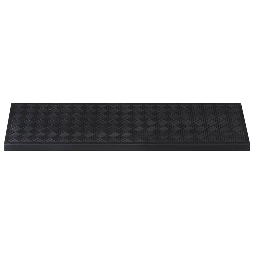 vidaXL Trapmatten Rubber 25x75cm (5 st) -40%!