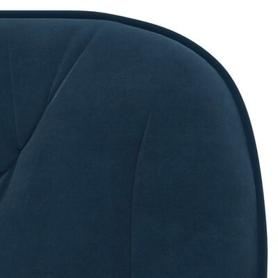 Draaibare Fluweel Kantoorstoel Blauw -40%! Retourdeal