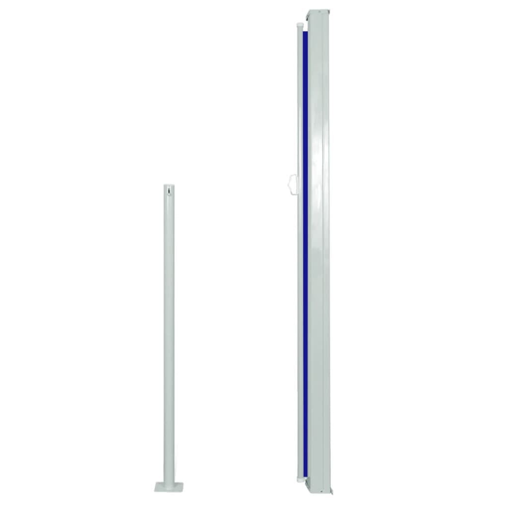 vidaXL Uittrekbaar Tuinscherm 160x500cm Blauw -60%!