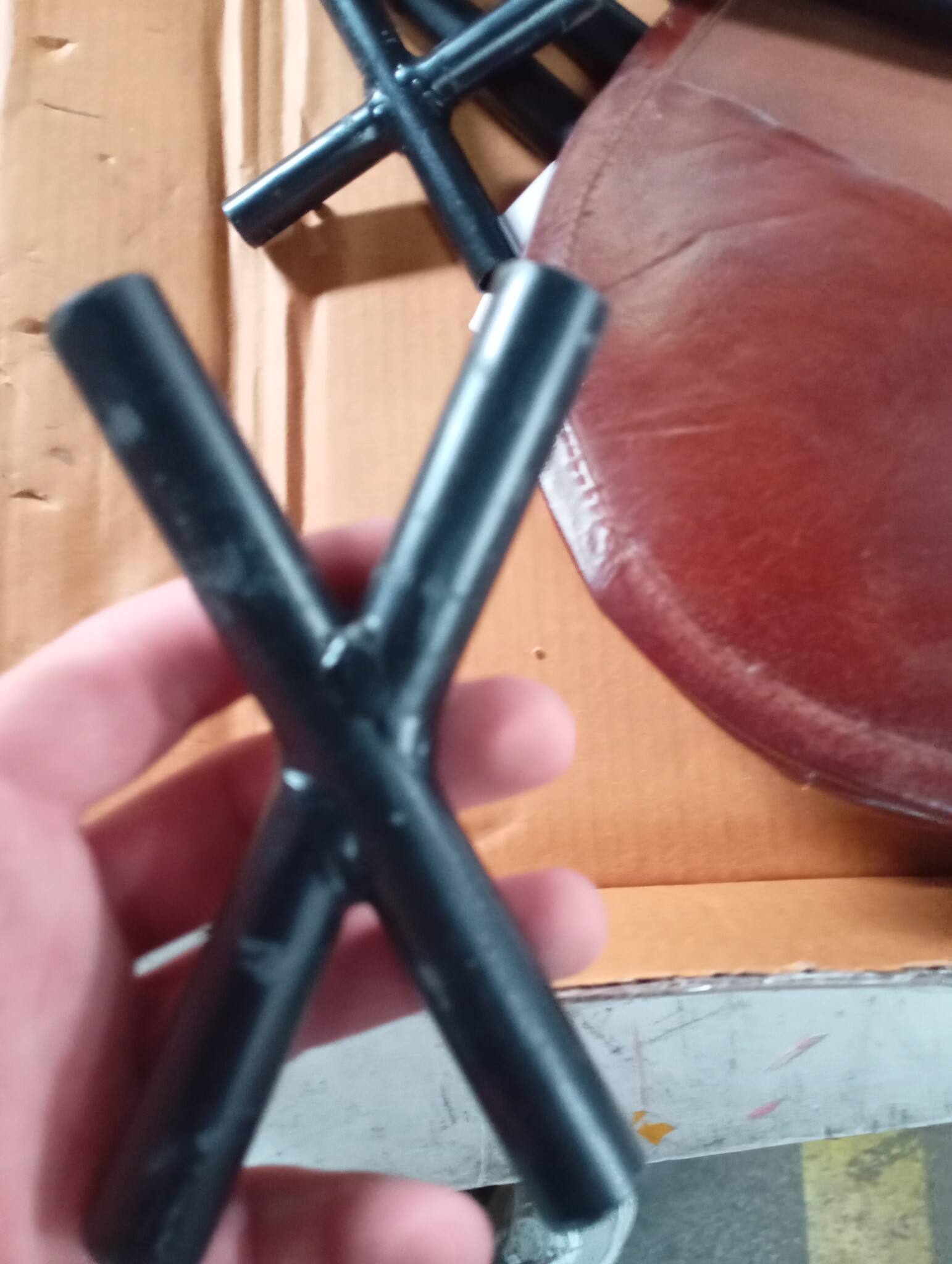VidaXL Vlinderstoel Echt Leer Bruin - 55% Korting!