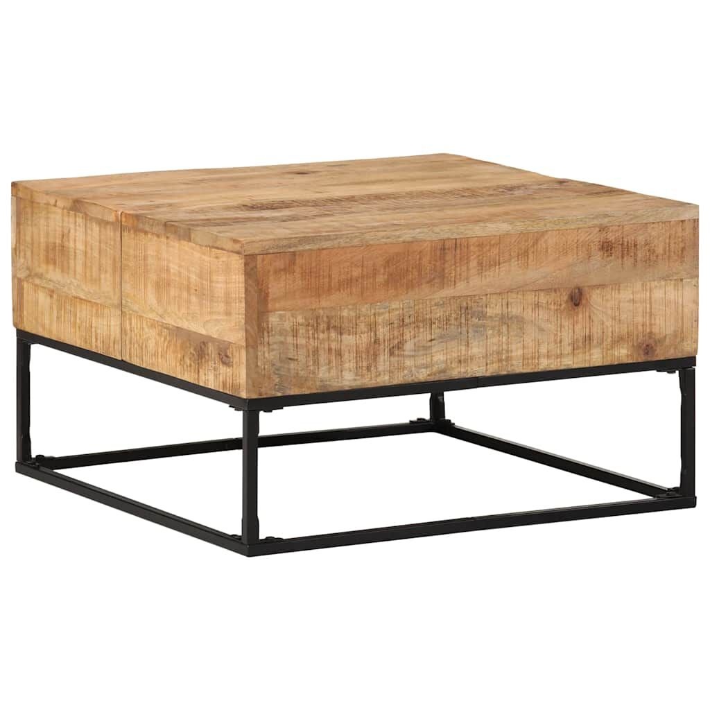 vidaXL Salontafel Mango 68x68cm - Uniek! 35% Korting