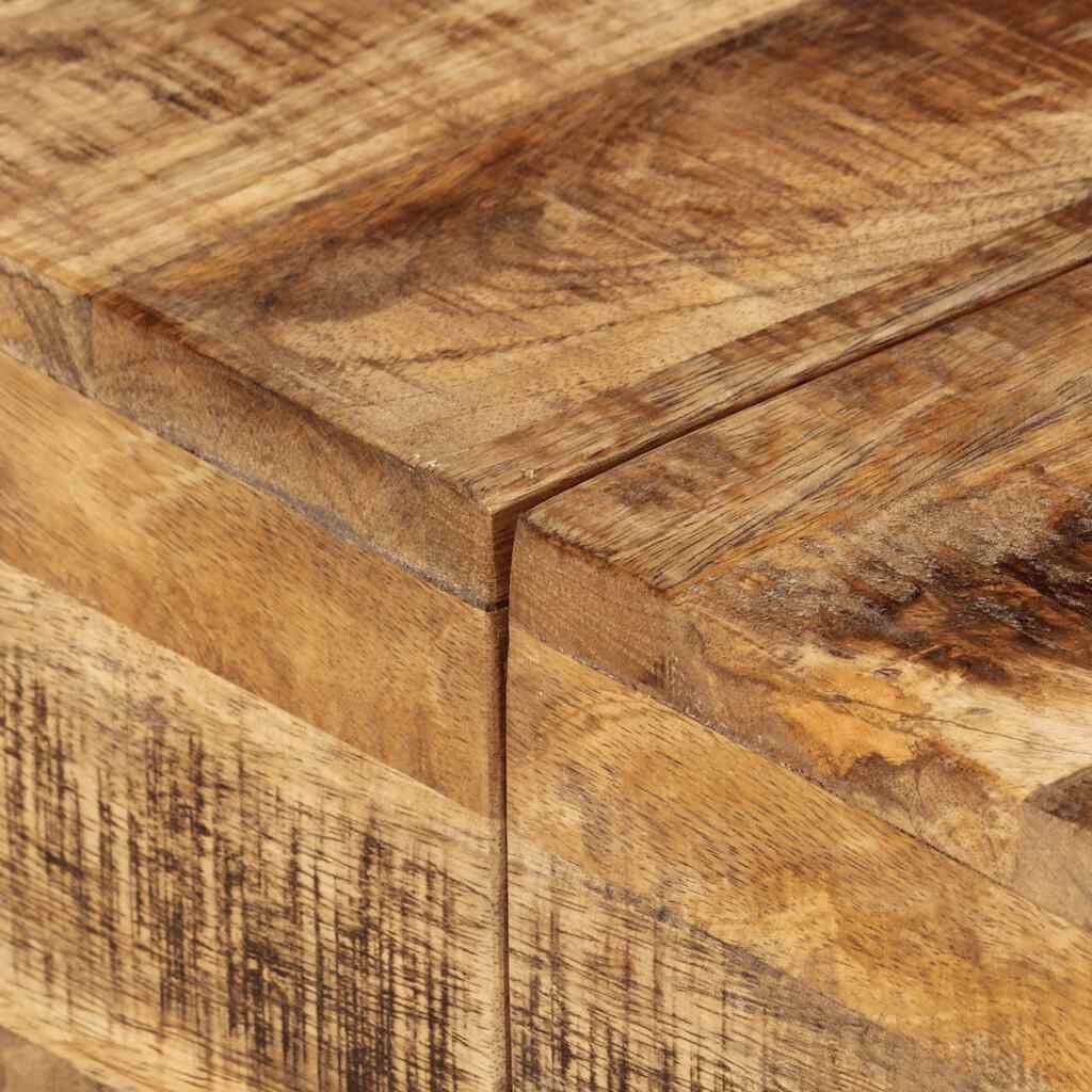 vidaXL Salontafel Mango 68x68cm - Uniek! 35% Korting
