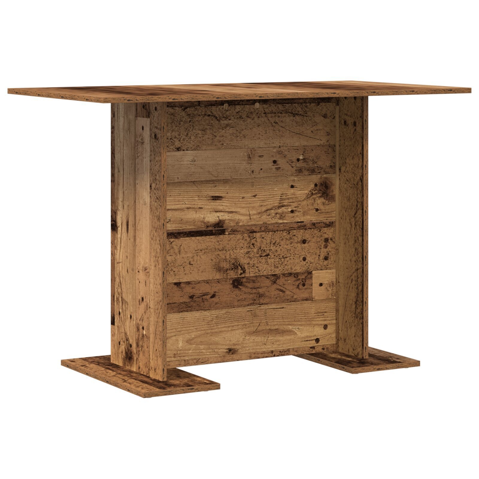 vidaXL Eettafel 110x60cm Oud Hout - 40% Korting!
