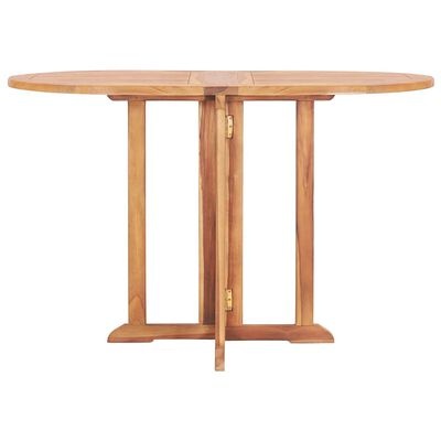 vidaXL Teakhouten Tuintafel Inklapbaar - 40% Korting!