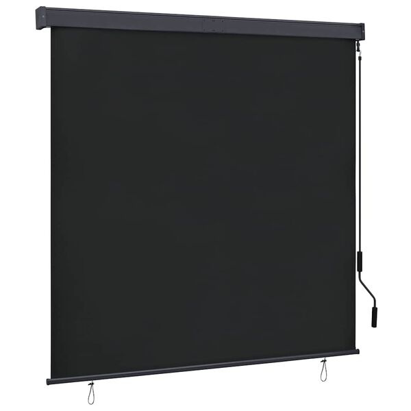 vidaXL Rolgordijn Buiten 160x250cm Antraciet - 40% Korting!
