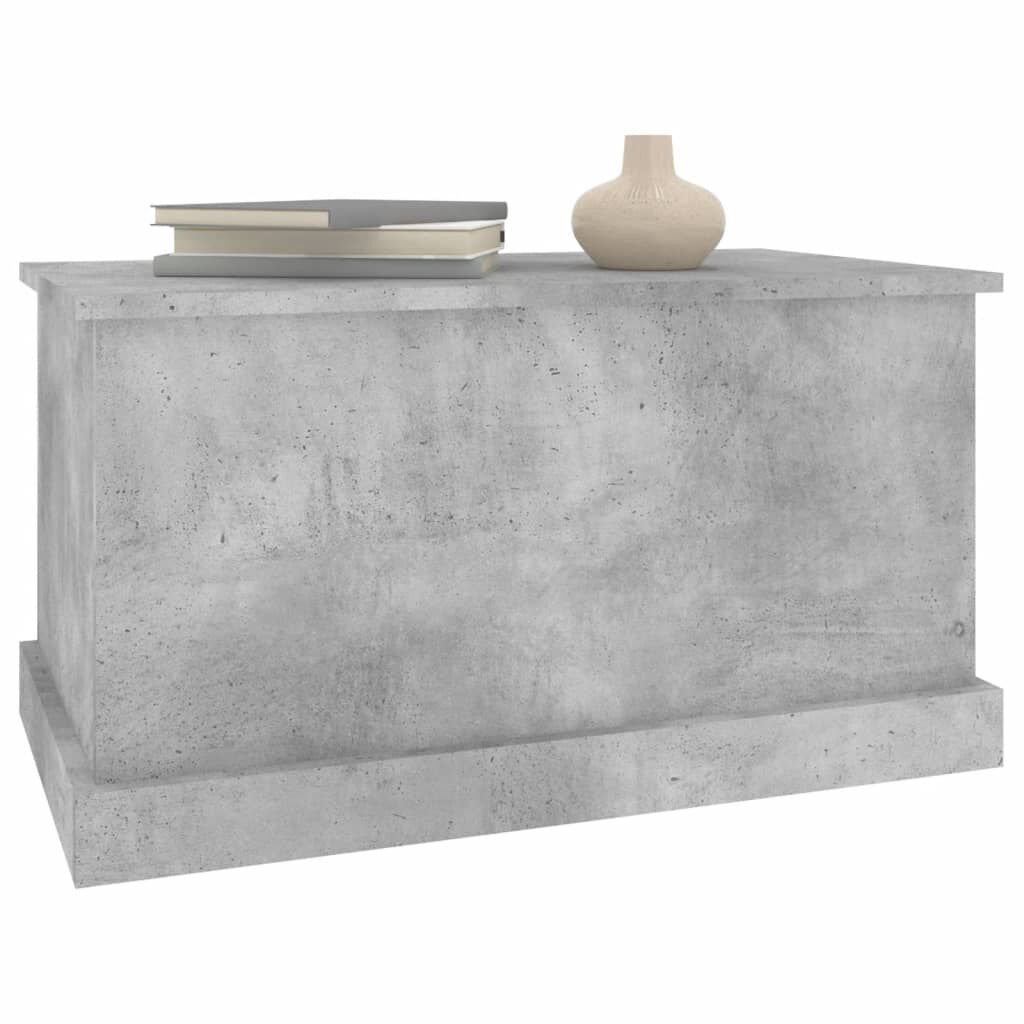 vidaXL Opbergbox Betongrijs 70x40x38cm - 40% Korting!