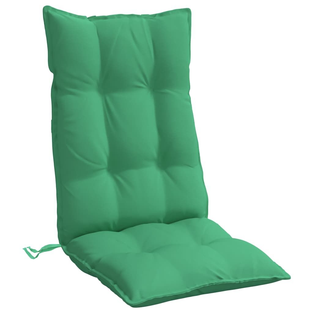 vidaXL Stoelkussens Hoge Rug Groen (4 st) - 40% Korting!