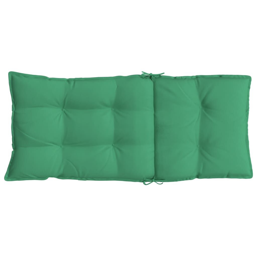 vidaXL Stoelkussens Hoge Rug Groen (4 st) - 40% Korting!