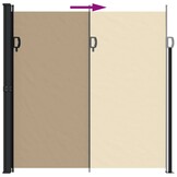 vidaXL Uittrekbaar Windscherm 200x300 cm Beige -32%!
