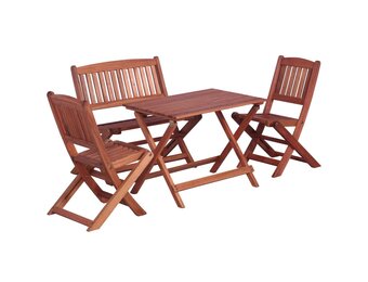 Tuinset Kinderen Eucalyptus Hout - 4-delig - 41% Korting!