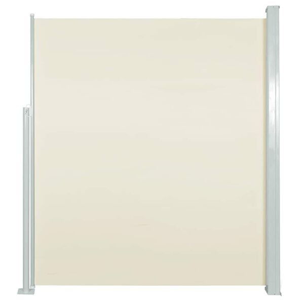 vidaXL Uittrekbaar Tuinscherm Crème 100x500cm - 46% Korting!