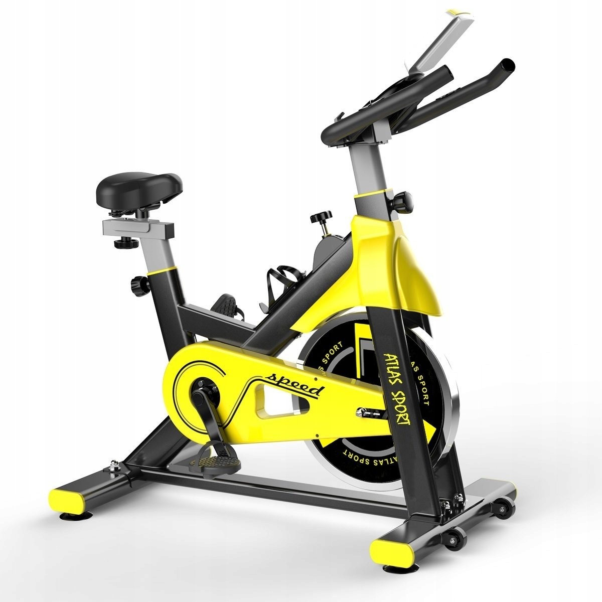 Gebruikte Hometrainer/Spinningfiets - Geel - Krasjes!