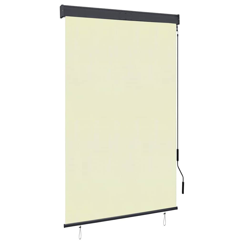 vidaXL Rolgordijn Buiten 120x250 Crème - 40% Korting!